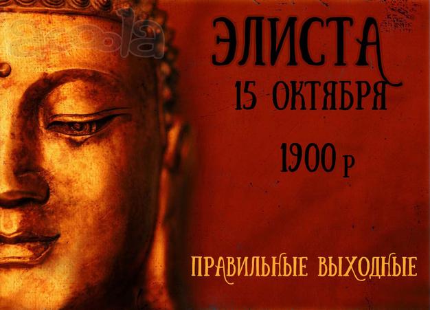 Однодневная экскурсия в Элисту ￼!15 октября